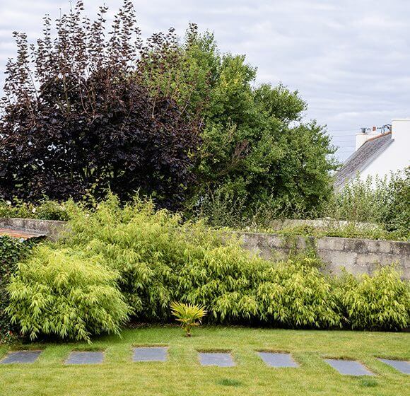 Allée de jardin pas japonais - Vauthelin paysages - Brest - Finistère