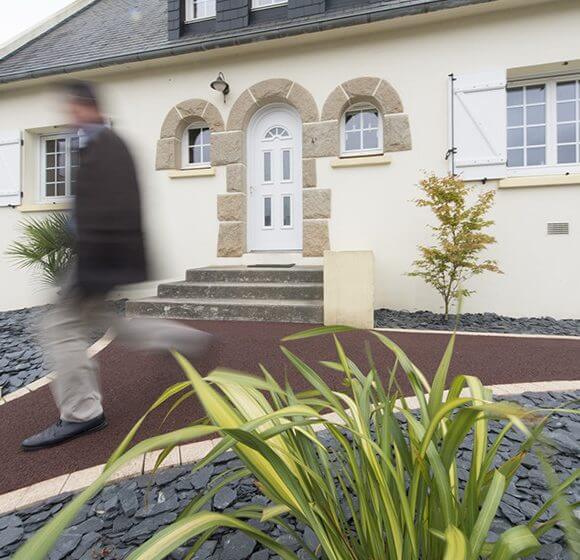 Allée de jardin - Entrée de maison - Vauthelin paysages - Plougastel - Brest - Crozon - Saint Renan - Lesneven - Finistère