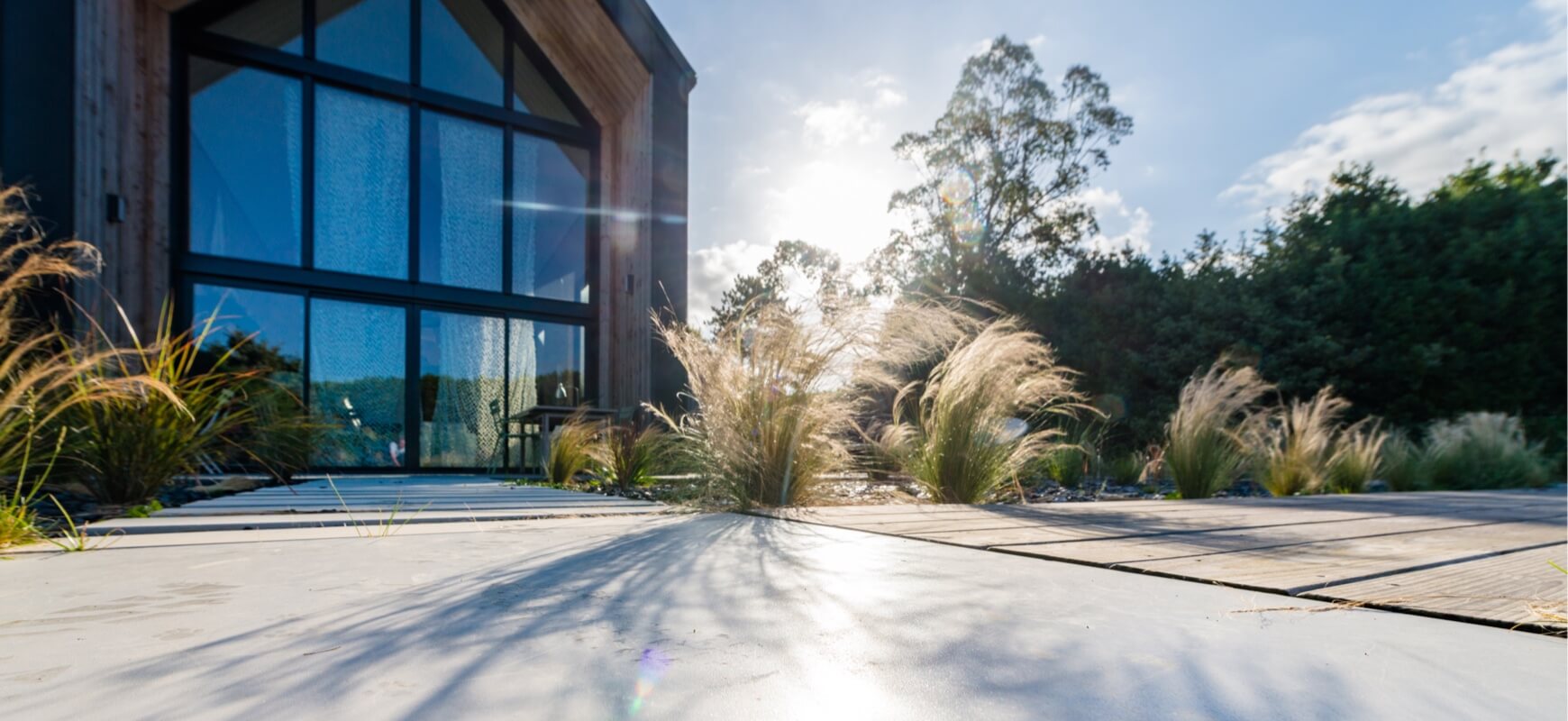 Aménagement jardin maison architecte vauthelin paysage