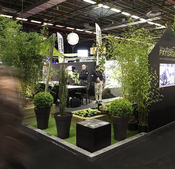 Stand salon de l'habitat Vauthelin Paysage Brest